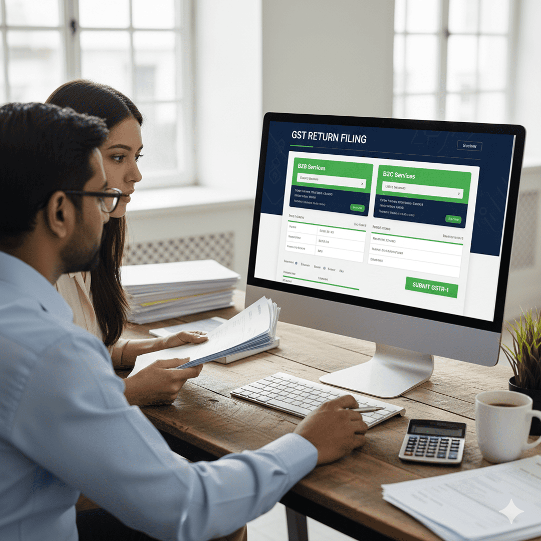 GST Return Filling (B2B and B2c)